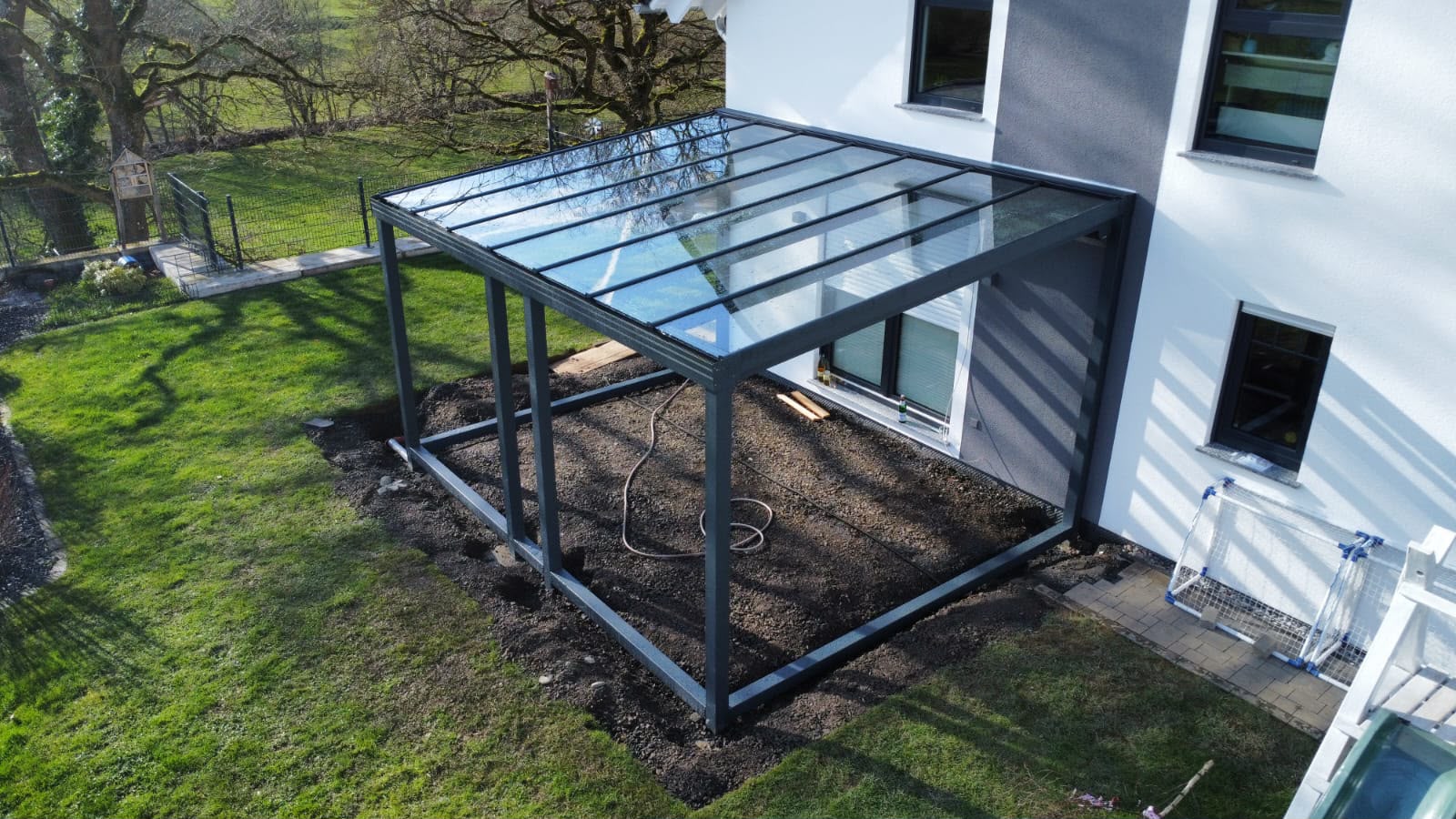 Terrassendach Glas